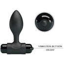 Pretty love - vibra butt 10 vibrazioni plug anale nero