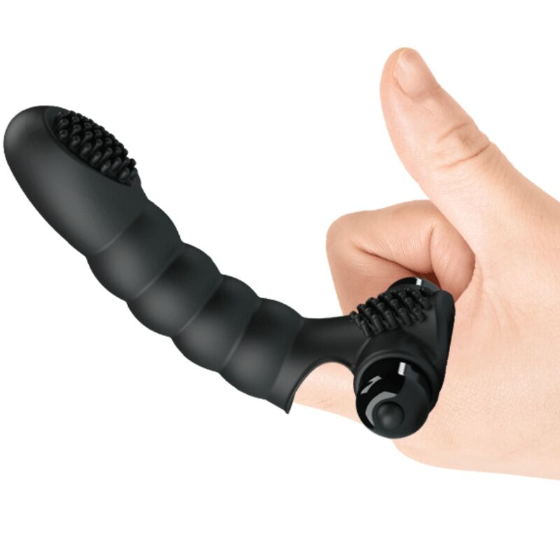 Pretty love - vibratore da dita alexander 10 vibrazioni nero