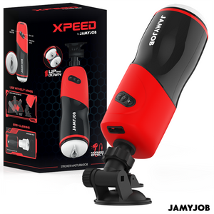 Masturbatori Uomo JamyJob xPEED Vagina Nero/Rosso