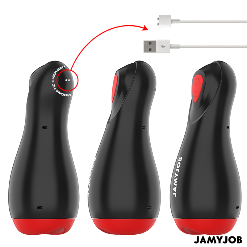 Jamyjob - masturbatore automatico core-x 5 modalità di aspirazione e vibrazione