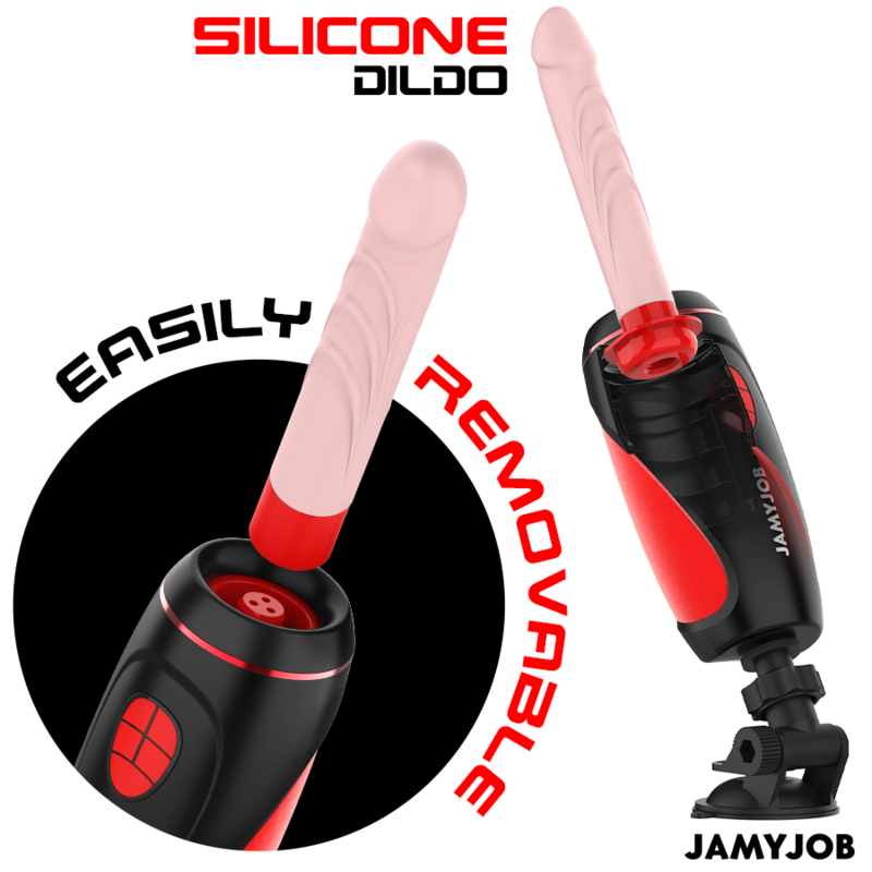 Jamyjob - pyston base masturbatore automatico con dildo telecomando