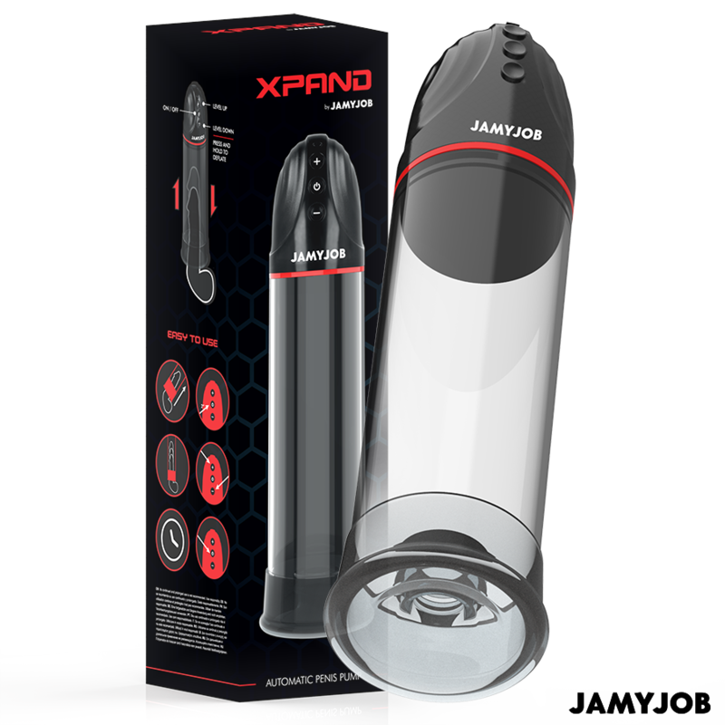 Jamyjob - pompa automatica xpand 3 livelli di aspirazione grigio