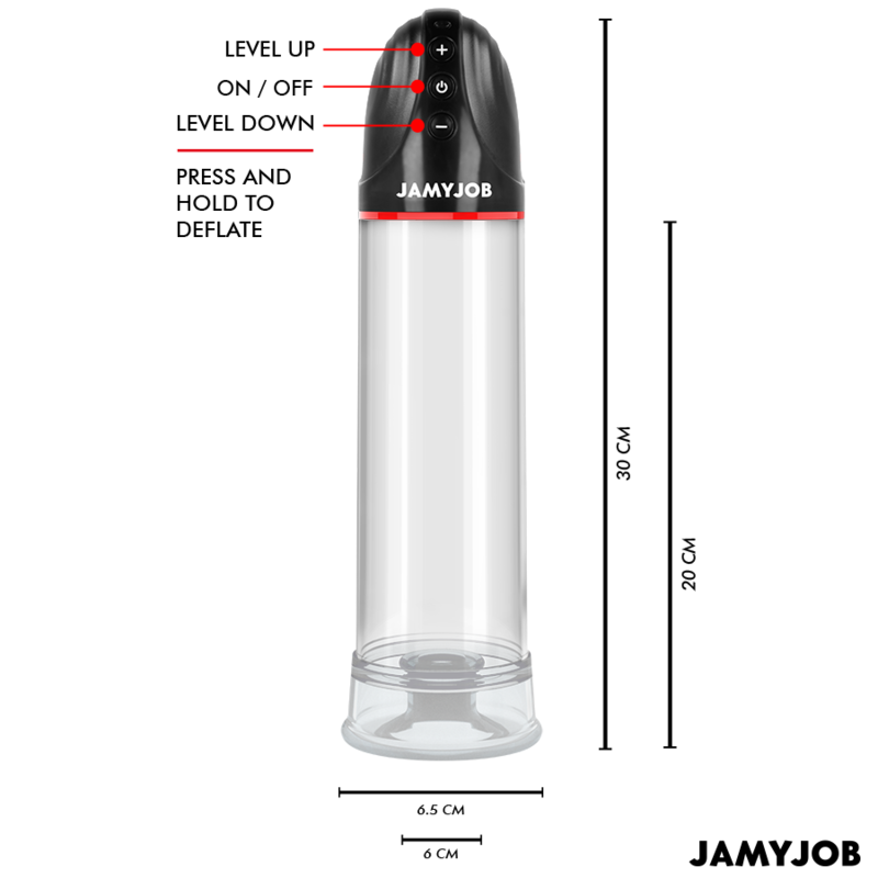 Jamyjob - pompa automatica xpand 3 livelli di aspirazione grigio