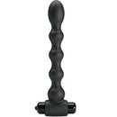 Pretty love - lynn silicone anal plug 10 vibrazioni nero