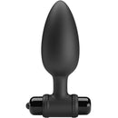 Pretty love - vibra butt plug 2 plug anale 10 vibrazioni nero
