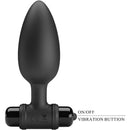 Pretty love - vibra butt plug 2 plug anale 10 vibrazioni nero