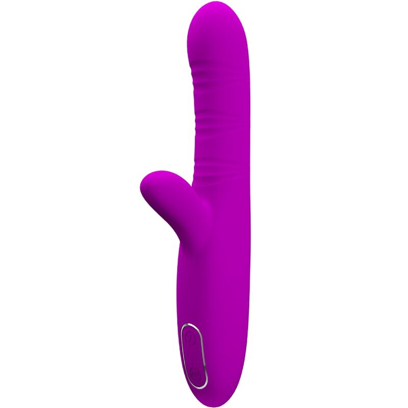 Pretty love - angelique vibratore multifunzione + stimolatore clitoride viola