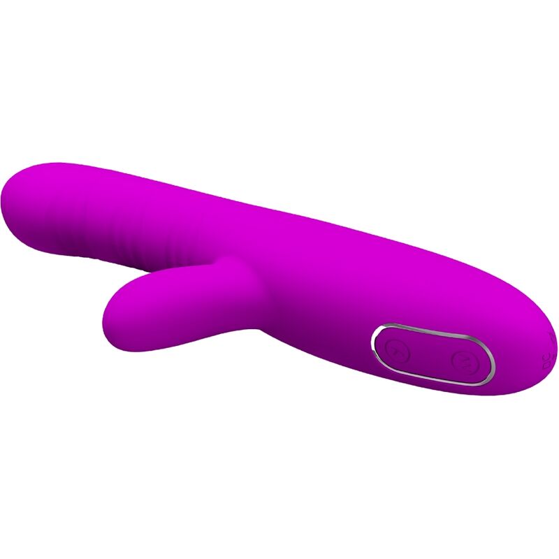 Pretty love - angelique vibratore multifunzione + stimolatore clitoride viola