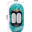 Pretty love - masturbatore maschile in silicone hot wave bianco