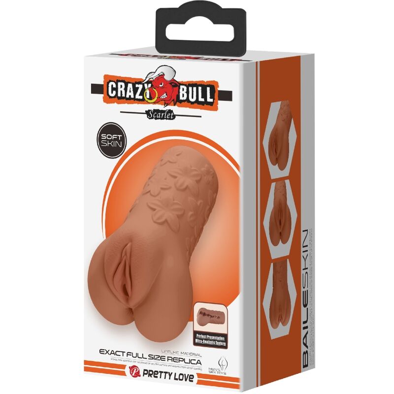 Crazy bull - vagina e ano scarlatto design con fiori carne