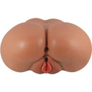 Crazy bull - vibratore luna con vagina e ano realistici controllo della carne telecomando