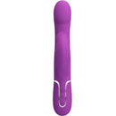 Pretty love - vibratore e stimolatore multifunzione 4 in 1 viola