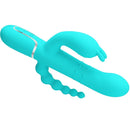 Pretty love - cammy 4 in 1 multifunzione vibratore triple rabbit blu