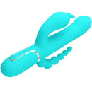 Pretty love - cammy 4 in 1 multifunzione vibratore triple rabbit blu