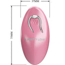 Pretty love - morsetti per capezzoli cailey 10 vibrazioni telecomando rosa