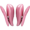 Pretty love - morsetti per capezzoli cailey 10 vibrazioni telecomando rosa