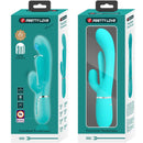 Pretty love - shania triple rabbit vibratore multifunzione 3 in 1 blu