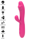 Intense - vibratore flessibile ivy 10 vibrazioni con stimolazione della lingua rosa