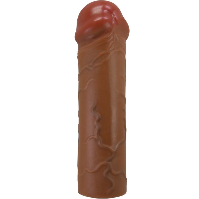 Pretty love - guaina per pene nile con estensione 2,5 cm mulatto