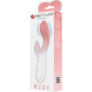 Pretty love - vibratore punto g luminoso + stimolatore clitorideo 30 vibrazioni rosa
