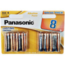 Panasonic - batteria alcalina bronzo aa lr6 blister*8