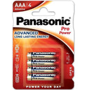 Panasonic - batteria alcalinica aaa pro power lr03 blister*4
