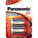 Panasonic - batteria alcalina pro power c lr14 blister*2