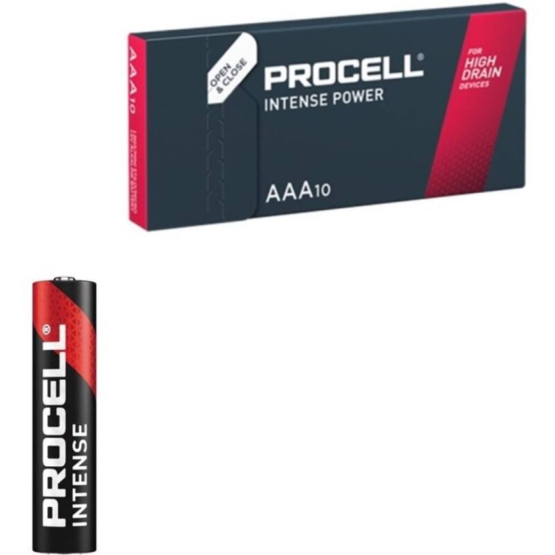Procell - intense power alkaline lr03 aaa 1.5v scatola*10