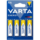 Varta - energy batteria alcalina aa lr6 blister*4