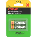 Kodak - batteria ricaricabile hr6 aa 2600mah blister*2