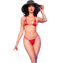 Chilirose - cr 4840 micro bikini rosso s/m