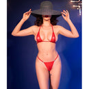 Chilirose - cr 4840 micro bikini rosso s/m