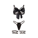 Subblime - 955199 completo reggiseno con fiocco nero regolabile s/m