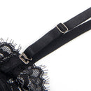 Subblime - 955496 body in pizzo con fiocchi e giarrettiere nero s/m