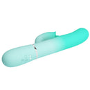 Pretty love - vibratore multifunzione coniglio gigi verde acqua