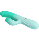 Pretty love - vibratore multifunzione coniglio gigi verde acqua