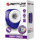 Pretty love - dj lady masturbatore maschile con vibrazione 5 impostazioni viola
