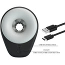 Pretty love - dj girl masturbatore maschile con vibrazione 5 impostazioni negro