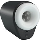 Pretty love - dj girl masturbatore maschile con vibrazione 5 impostazioni negro