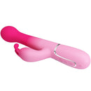 Pretty love - dejon 3 in 1 multifunzione vibratore coniglio rosa