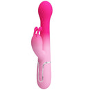 Pretty love - dejon 3 in 1 multifunzione vibratore coniglio rosa