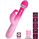 Pretty love - dejon 3 in 1 multifunzione vibratore coniglio rosa