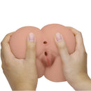 Crazy bull - bernace ass vibratore con vagina realistica e ano carne telecomando