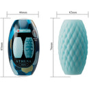 Pretty love - athena eros silicone masturbatore maschile azzurro cielo