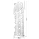 Pretty love - guaina per pene stretta e volumizzante trasparente