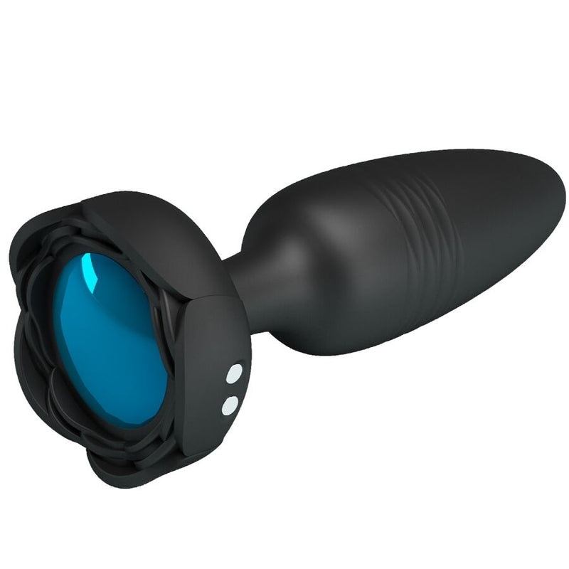 Pretty love - tarion plug anale con luce led nero 12,5 cm