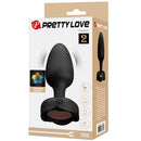 Pretty love - varian plug anale con luce led nero 10,8 cm