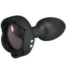 Pretty love - plug anale olman con luce led nero 8,8 cm