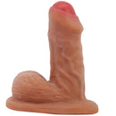 Pretty love - warnell dildo ultra realistico ed elastico 9,5 cm mulato