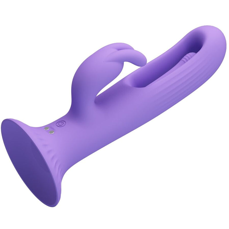 Pretty love - vibratore coniglio killmoulis 12 modalità di vibrazione viola